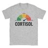Funny Low Cortisol Levels T-Shirts Men  Funny Pure Cotton Tee Shirt Round Collar Short Sleeve T Shirts Gift Clothes