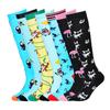 Spring Animal Cartoon Pressure Socks Compression Socks Elastic Socks Sports Socks Breathable Sweat-Absorbing Running Socks