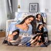 Mal Portada Motivational Latina Floral Quote Print Flannel Throw Blanket Warm Sofa Bed Decor Fan Gift