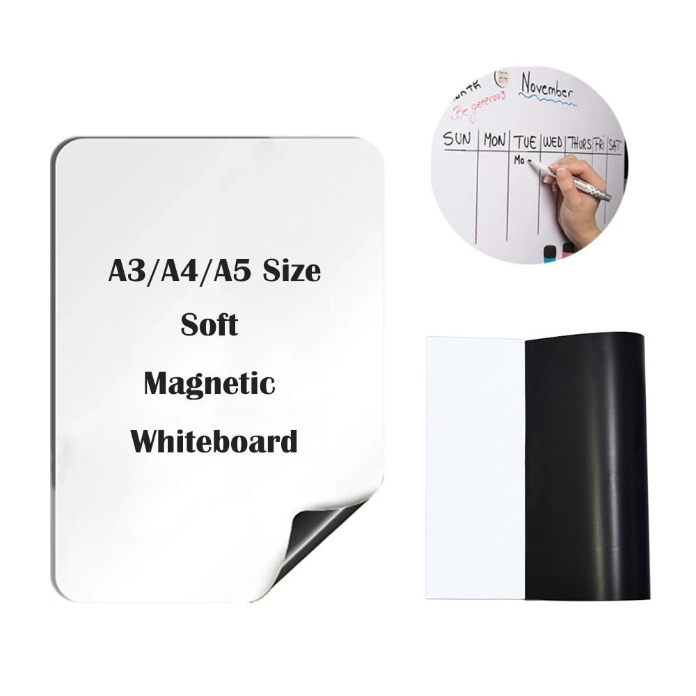 Writing Drawing Graffiti Doodle A3A4A5 Soft Magnetic Whiteboard  Household