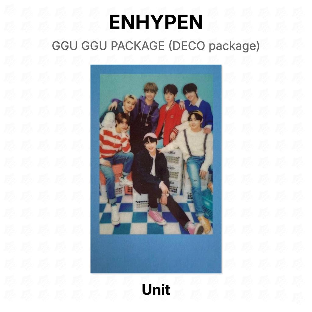 ENHYPEN GGU GGU ПАКЕТ (Пакет DECO) Официальная фотокарта