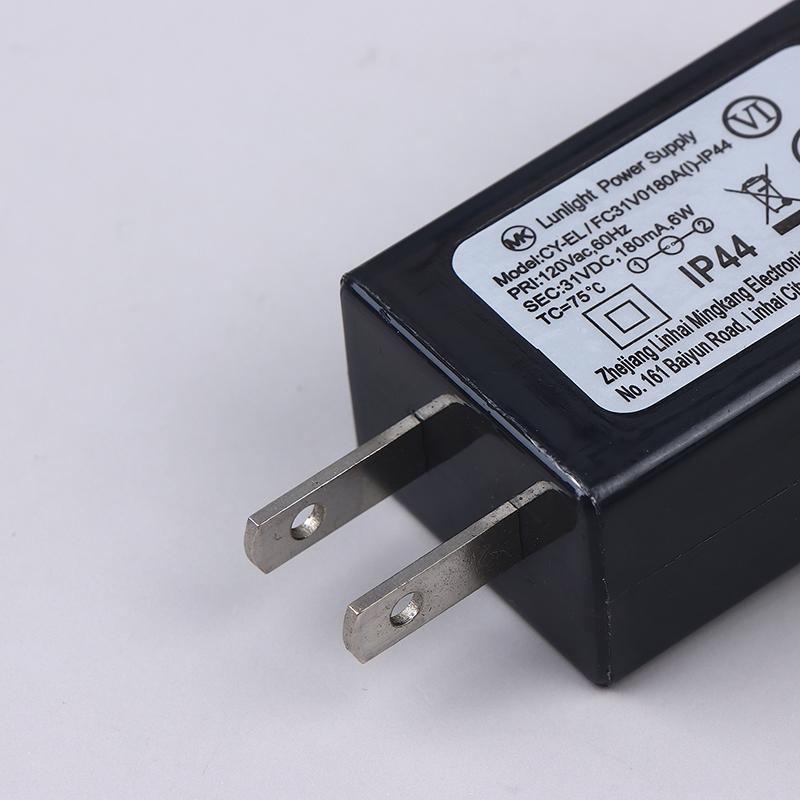 EU US UK Штекер AC 220V 110V на 31Vdc 6W 24V 5V Преобразователь Штекер Блок Питания IP44 8 Режимов Светодиодная Лампа Драйвер Переключатель Адаптер