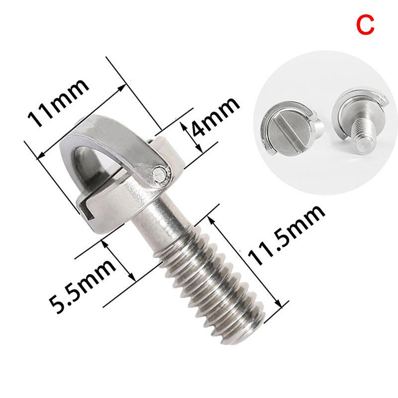 Винт для камеры 1/4 для быстросъемной пластины. 1/4-дюймовый складной штатив с D-образным кольцом-адаптером.