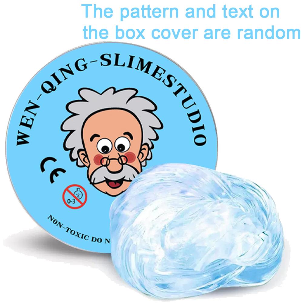 Clear Liquid Glass Slime Putty, Transparent Bouncing Slime, Nonsticky Stress Relief Toy for Students Adults DIY Handmade GiftS