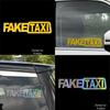 Funny Fake Taxi Drift Logo Car Stickers - European & American Reflective Design