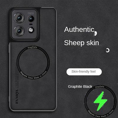 Роскошный кожаный чехол для Motorola Moto Edge 50 Pro, матовый магнитный чехол Magsafe для Moto G84 G54 G34 G24 G14 Edge 40 NEO 30, защитный чехол