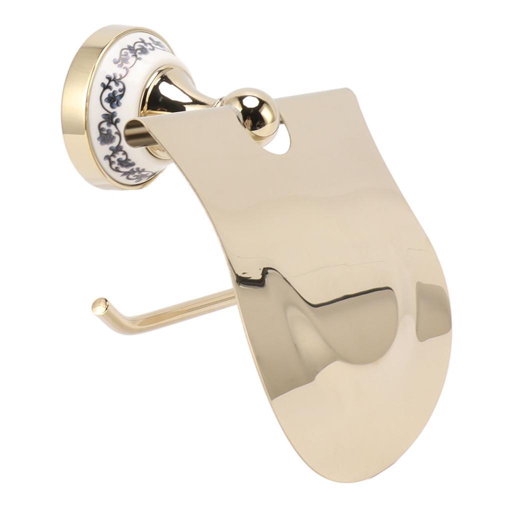 Держатель для туалетной бумаги, золотой, винтажный, изысканный, из нержавеющей стали, вешалка для рулонов салфеток для ванной комнаты и кухни