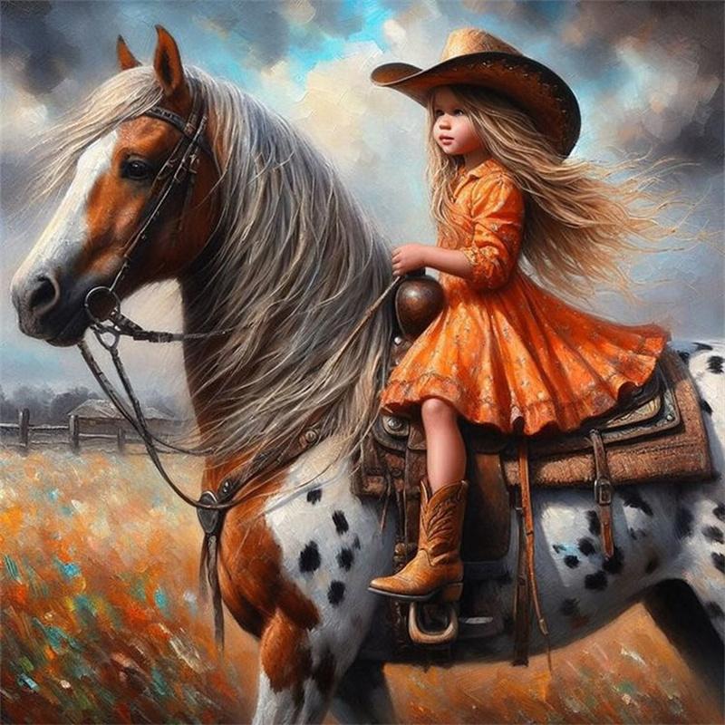 DIY Алмазная картина Прекрасный ребенок вышивка крестом набор Мозаичное искусство Алмазная картина Полный круг Алмазное украшение для дома