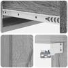 Wall Mounted Side Table Grey Sonoma 87.5 x 34.5 x 17 cm