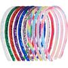 1PC Cute Girls Headbands Glitter Sparkly Hairbands Rainbow Headbands for Kids Children Hair Accessories