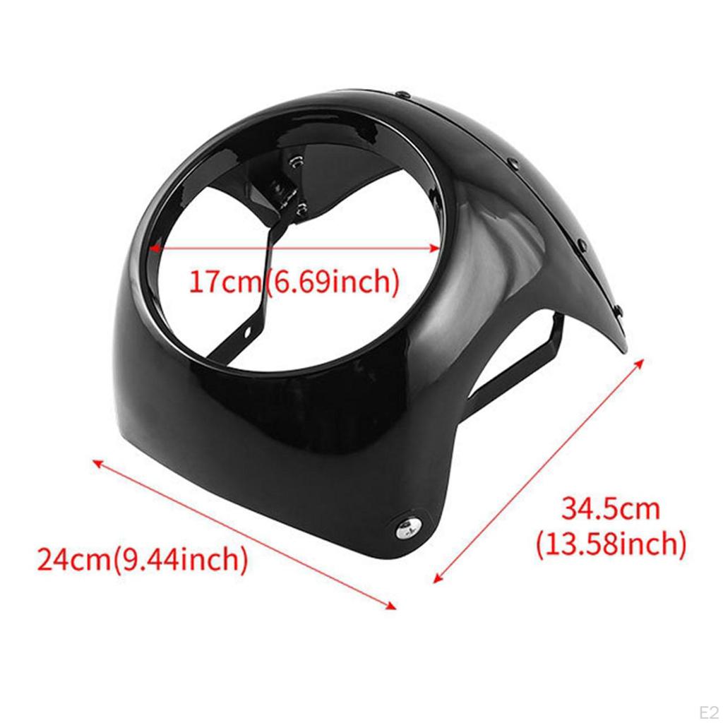 Обтекатель фары мотоцикла Крышка Мотоциклетные принадлежности Защитная рама Защита Круглый