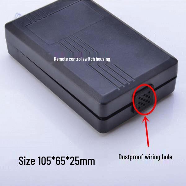 High-End 4-Button 220V Smart Wireless Remote Control: Jog, Self-Locking, Interlocking, and Selectable Modes.