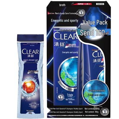 Набор: Гель для душа Clear Men Vigor Sport и Шампунь против перхоти