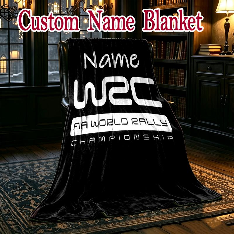 1pc World Rally Championship (5) Blanket, Home Printed Throw Blanket - Soft Blanket Gift for Family, Washable Sofa Bed Blanket