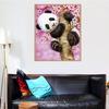 5D DIY Lovely Panda Painting Stick Drill Craft Full Drill Home Decoration