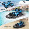 Water Land and Air Mini Three-in-one Remote Control Hovercraft Height-fixing Aircraft Toy Remote Control Quadcopter