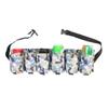 Camouflage Beverage Storage Fannypack 6 Pockets Beer Belt Holder Waist Pack  Picnics