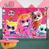 Studio Photography Background, Outdoor Home Party Decoration, Photo Background, Background Curtain, Anime, Cartoons s-s-SuperKitties