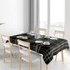 Plaid Tablecloth Indoor Solid Color Dining Room Home Decoration Waterproof Washable Modern Style Restaurant Cover 130X265Cm
