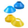 10pcs Disc Cone Set Soccer Training Sign Discs PE Pressure Resistant Cones Marker  Outdoor Training