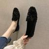 Fashion Woman Flats Round Toe Slip-on Diamond Shoes for Women with Crystals Rhinestone Social Summer 2025 Casual Promotion Sale Shoe Non