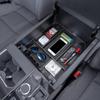 JDMCAR Органайзер для центральной консоли Совместим с -2025 2026 Toyota Tundra Аксессуары И -2026 Toyota Sequoia Подлокотник Вторичный ящик для хранения ABS