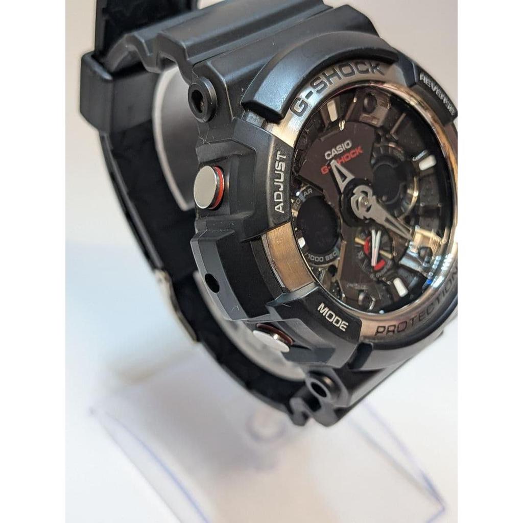 Б/у CASIO G-SHOCK GA-200 Аналого-цифровые Металлический безель Черный