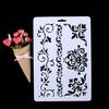 Layering Stencils Album Scrapbooking Drawing Painting Template Paper DIY Mould