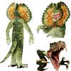Children Halloween Animal Dinosaur Tyrannosaurus Costume Kids Funny Cosplay Jumpsuit Birthday Party Girls Boys Fancy Dress