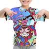 The Amazing Digital Circus 3D Printed T-shirt Classic Kids Short Sleeved Top Clothing Boys and Girls Fashion Short Sleeved