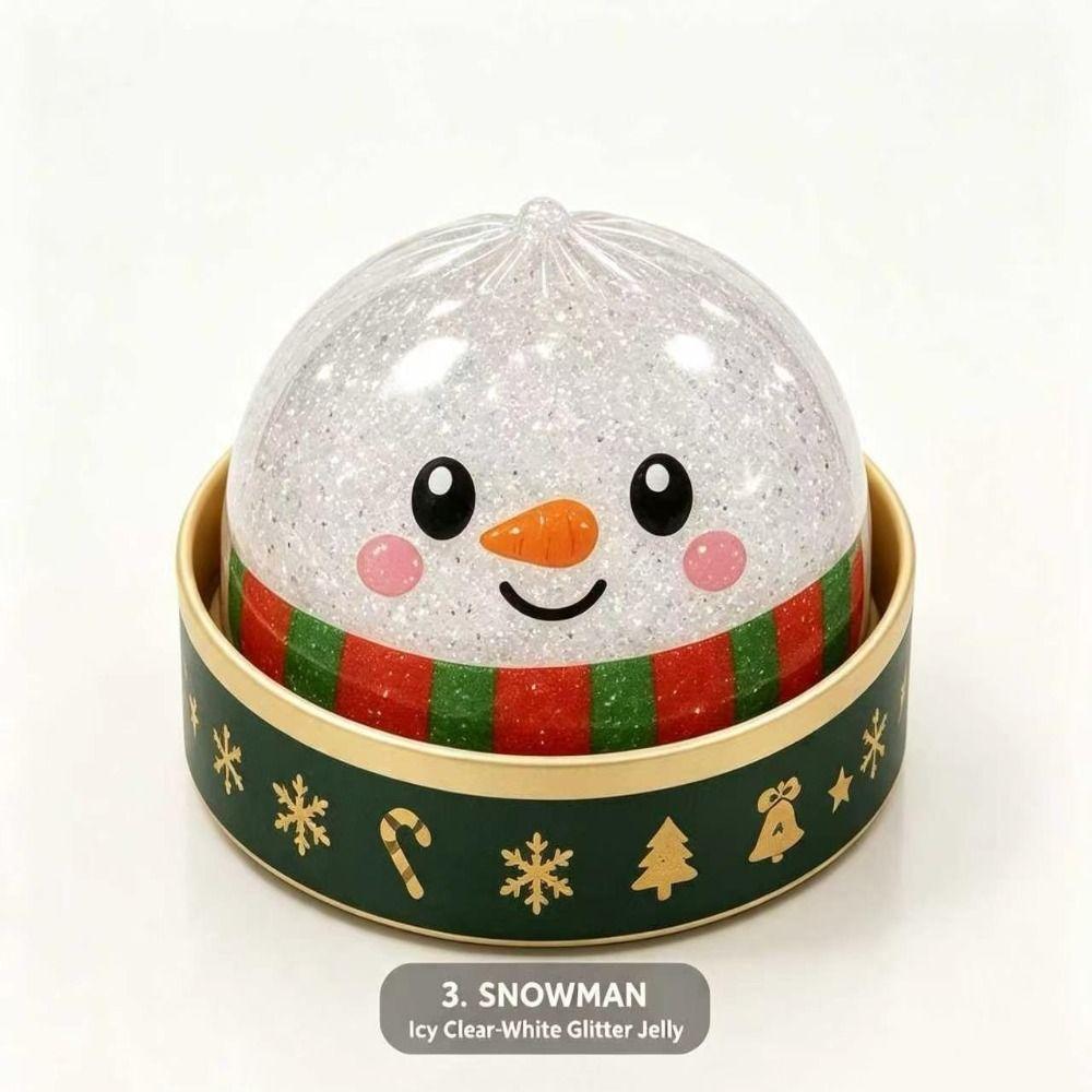 Santa Reindeer Snowman Dumpling Squishies Stress Relief Fidget Toy Christmas Holiday Party