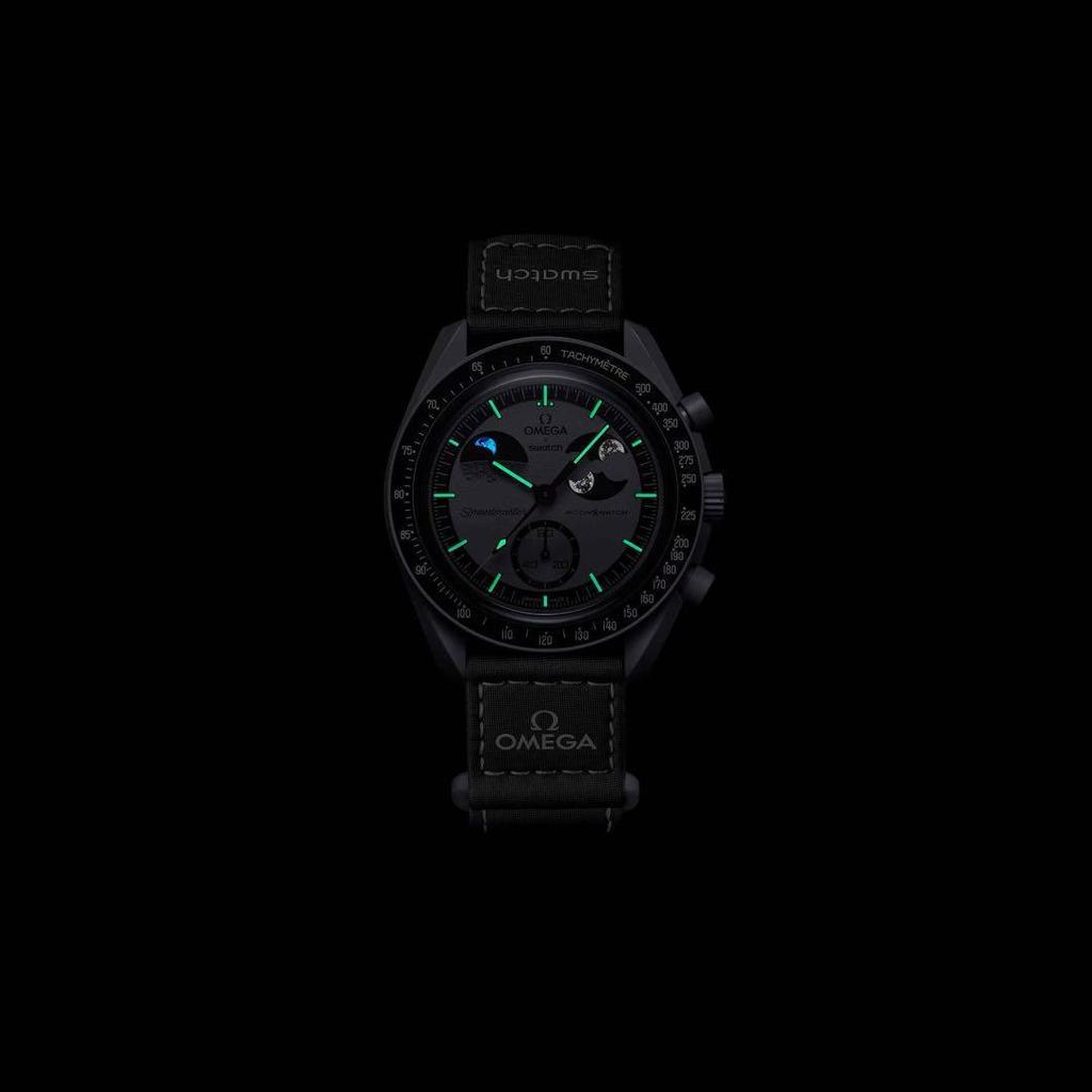 Б/у Новый OMEGASwatch Earthphase MoonSwatch полный комплект