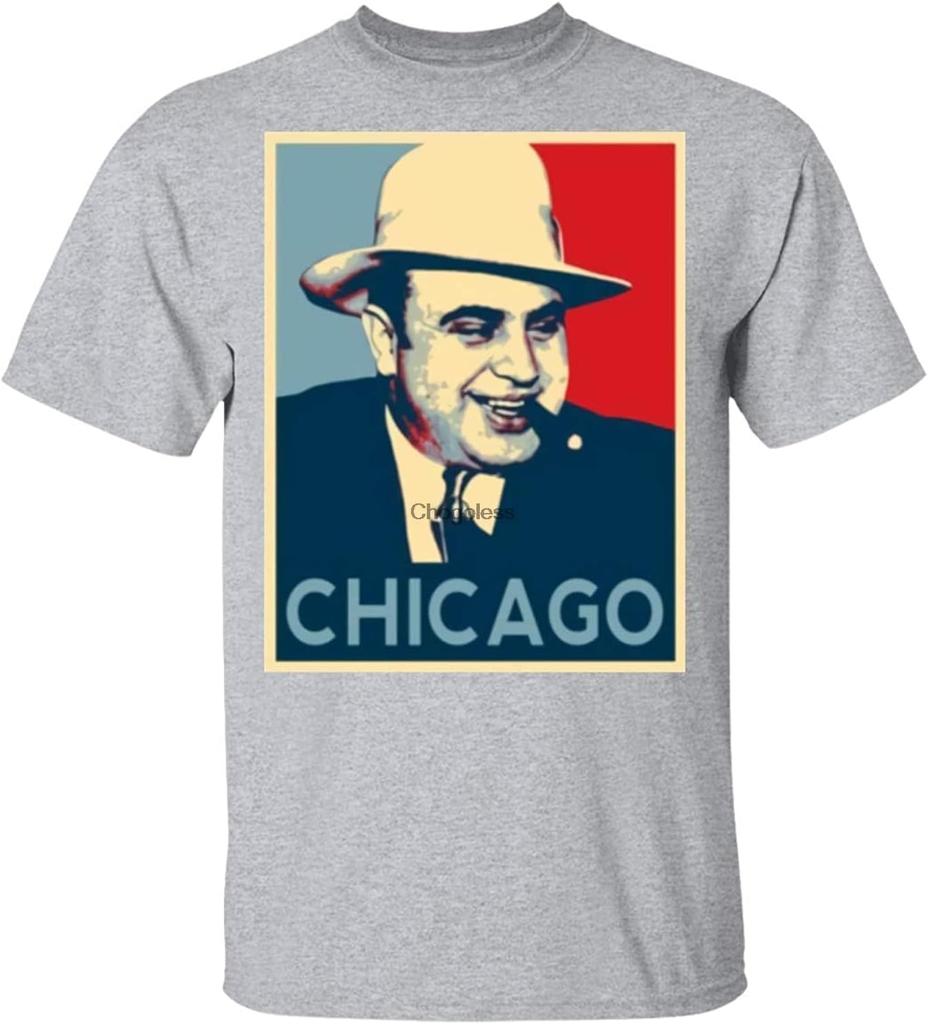 TinhCD Store Cool Al Capone Italian Gangster Chicago Hope Obama T Shirt Retro 90's Sitcom Chicago Hope T-Shirt