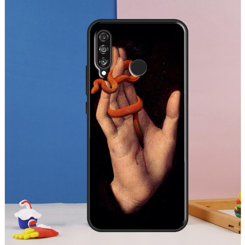 Чехол-змея на руку для Huawei Nova 10 9 SE 8i 11i 12i 12s Y60 Y61 Y70 Y90 Y72 Y73 Y91 P60 Pro P30 P40 Lite