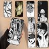 Чехол для телефона в стиле хоррор-манги для iPhone 17 16 15 14 13 11 12 Pro Max mini 16 Plus 16e 17 Air Защитная крышка