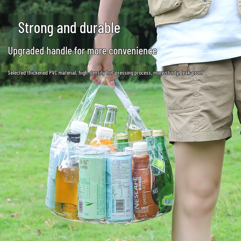 Портативная складная прозрачная раковина для кемпинга, пикника и путешествий