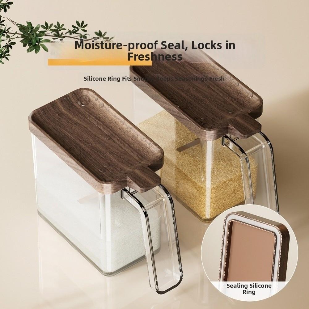 Leak-proof Seasoning Jars Sealed Spice Storage Box Condiment Storage Container Kitchen Supplies