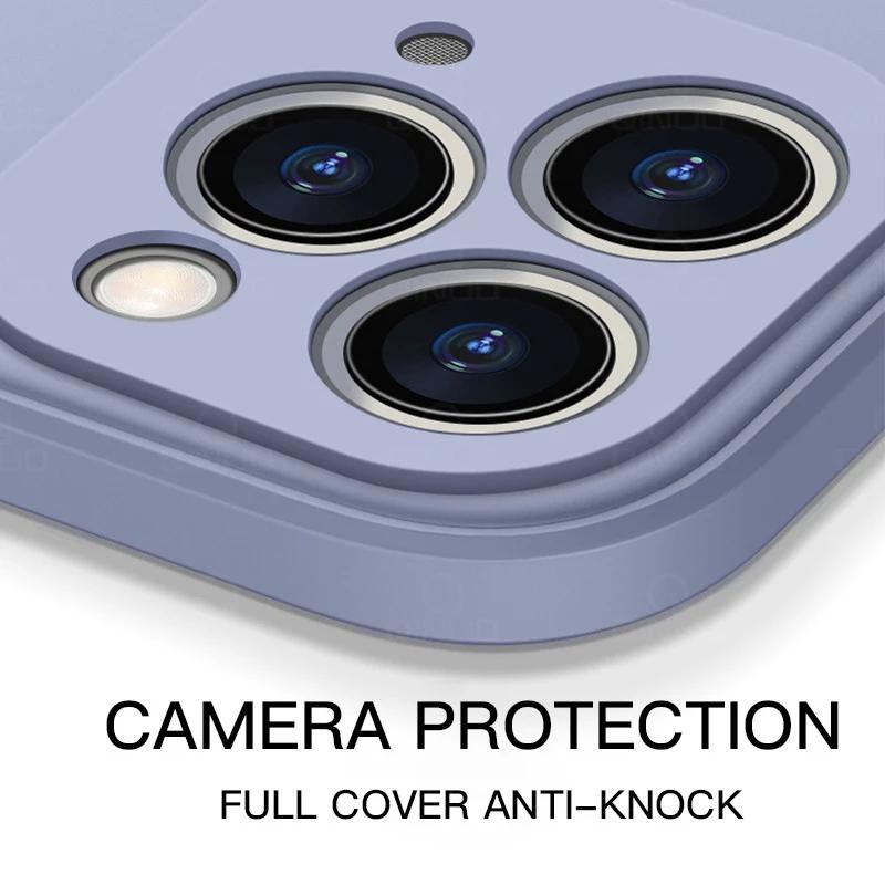 Для iPhone 111 12 13 14 15 Pro Max Mini Чехол Официальный Квадратный Жидкий Силиконовый Чехол Для iPhone X XS XR 7 8 Plus SE 2020 Обложка