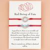 HX6F Red String of Couples Bracelets for Boyfriend and Girlfriend Him and Her Long Distance Relationships Gifts
