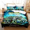 3 In 1 Total Drama Bedding Set Funny Cartoon Adventure Theme Soft Breathable Fabric Bedroom Home Gift