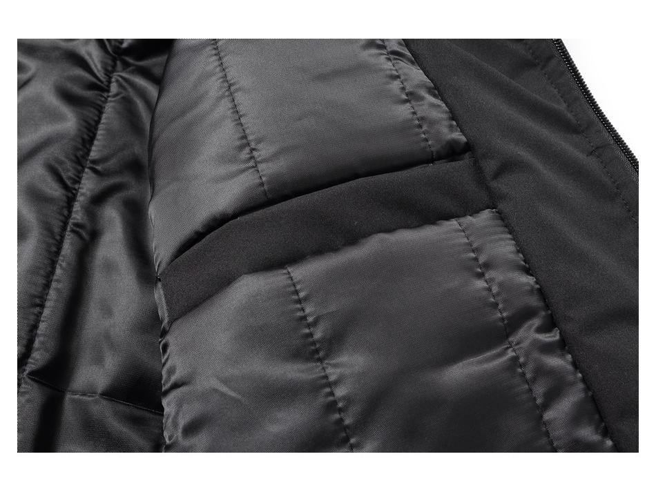 BLACKHOOP Унисекс Зимняя хлопковая куртка с капюшоном - Функциональный горный стиль для улицы