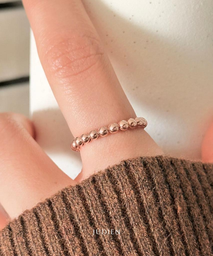 Judien 10K 14K 18K Glim Bold Layered Ring