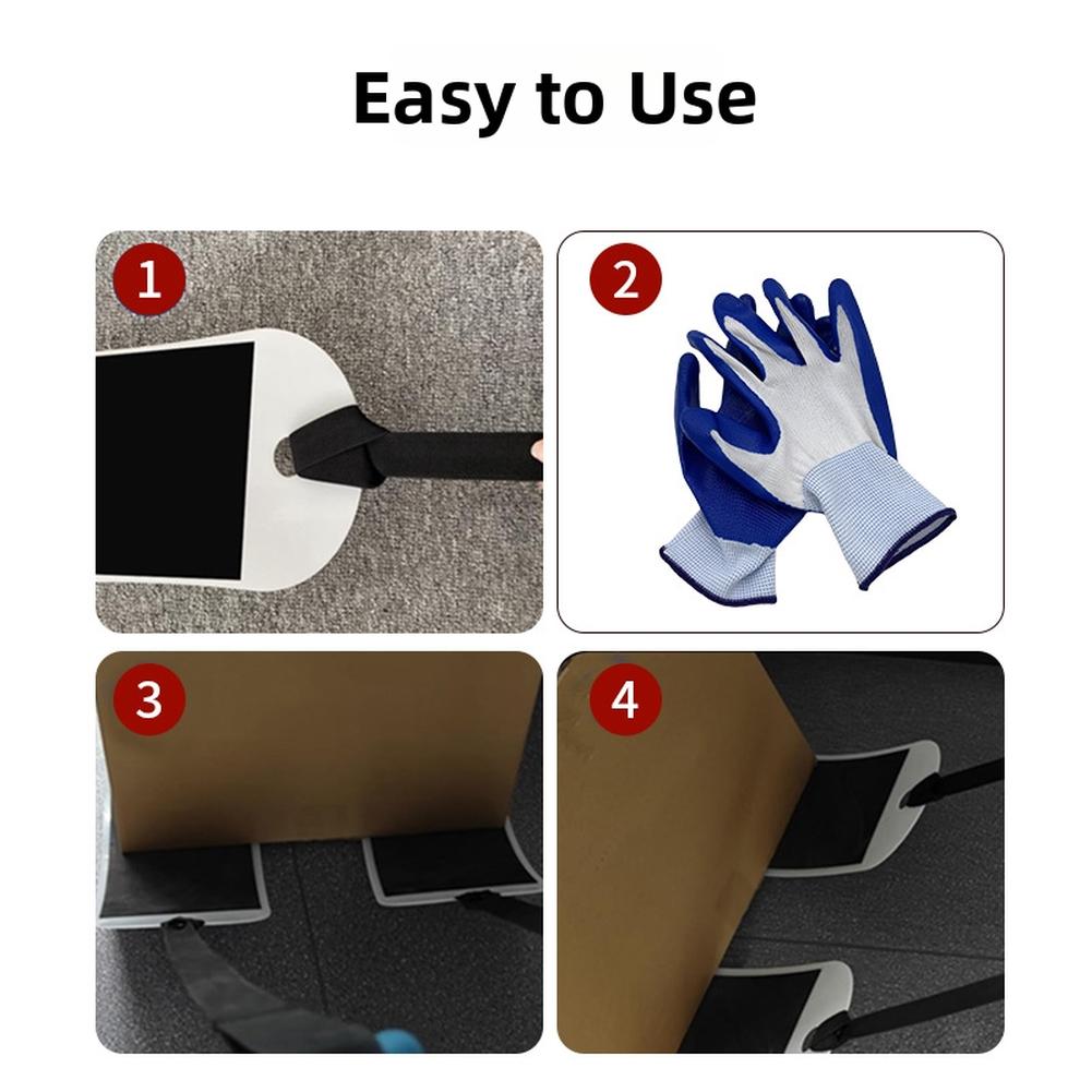 Furniture Moving Pads With Straps And Gloves Heavy Duty Sliding Mats For Sofa Refrigerator Wardrobe Floor Protection Tool