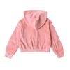 Children's Sweatshirt-colored Long-sleeved Hooded Pocket Cropped Sweatshirt Set