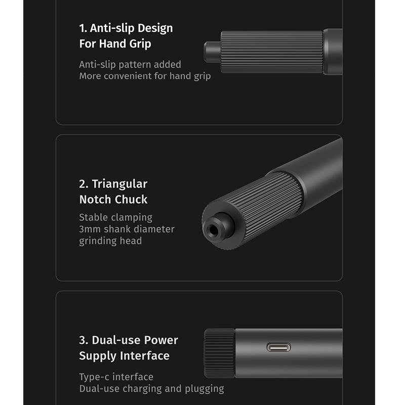 Xiaomi DUKA ATuMan беспроводной набор вращающихся инструментов мини-дрель электрическая ручка для резьбы гравер ручка EP1 для шлифовки полировки с переменной скоростью