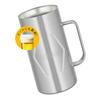 Thermos Vacuum Insulated Mug 1L Stainless Steel 2 Dishwasher Safe Thermos Flask Construction Keeps Hot and Cold Beer Mug S2 JDK-1001