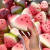 Антистресс Сквиш Арбуз Игрушка для снятия напряжения Мягкая Ледяная Кожа Медленный Отскок Сквиш Снятие Стресса Сжимаемая Игрушка