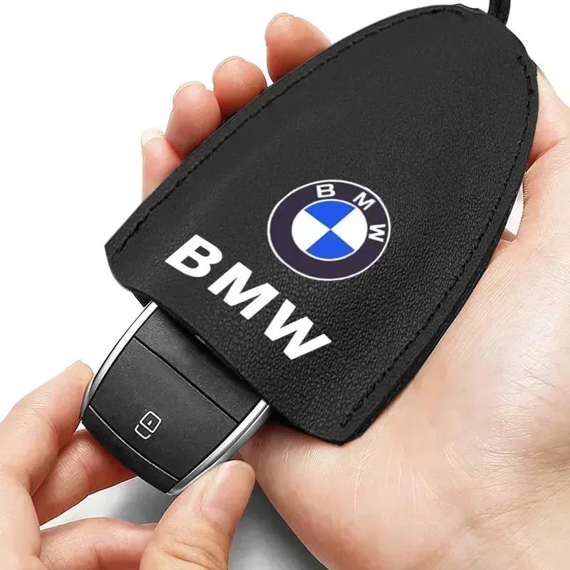 E60 E93 2025 Hot Car For BMW High Quality Leather Car Key Holder Key Case Key Bag For BMW 1 3 5 Series X1 X4 X5 X7 G20 G38 F20 F
