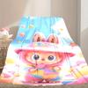 1pc Easy-Care LABUBU Blanket, Perfect for Couch, Bed, Home, Travel & More, Warm & Durable Printed Blanket