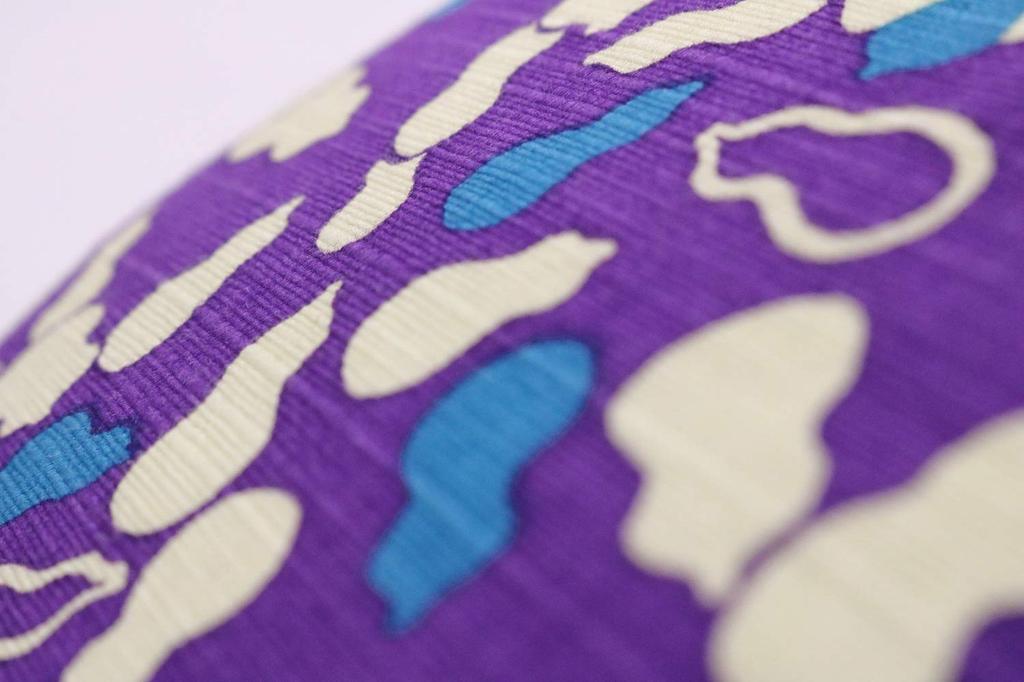 Made in Slim Goshuincho Case with Clasp x Small Item Gourd Purple Kyosuke, Japan, Closure, Cotton, 23.5 14.5cm, Pouch, Design,